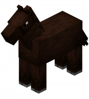 Darkbrownhorsepng — Minecraft Mobs - 1.17 Version option 10