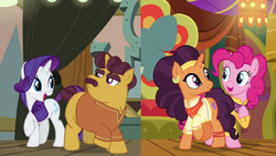 Pinkieandraritysinginginseparatetandems6e12png — My little Pony Friendship is Magic Season 6 option 10