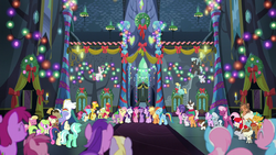 Poniessingtogetherinthecastleoffriendships6e8png — My little Pony Friendship is Magic Season 6 option 12