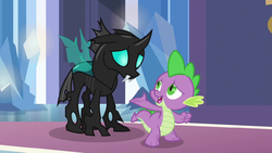 Spikeintroducingthoraxashisfriends6e16png — My little Pony Friendship is Magic Season 6 option 19
