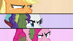 Splitscreenofaj252crarity252candpinkielookingateachothers6e22png — My little Pony Friendship is Magic Season 6 option 21