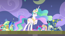 Celestialookingembarrassedatyoungsixs8e7png — My little Pony Friendship is Magic Season 8 option 1