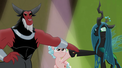 Tirek252ccozy252candchrysalisteamingups9e8png — My little Pony Friendship is Magic Season 9 option 10