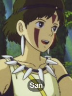 Zz1588978669princessmononoke1png — MyAnimeLists Top 750 Anime and Manga Characters option 568