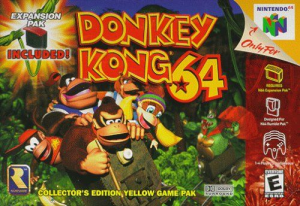 10279 Donkey Kong 64 Nintendo 64 Front Coverjpg — N64 GAMES option 2