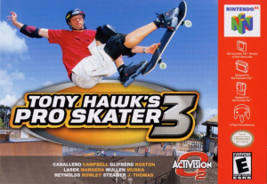 14205 Tony Hawk S Pro Skater 3 Nintendo 64 Front Coverjpg — N64 GAMES option 6