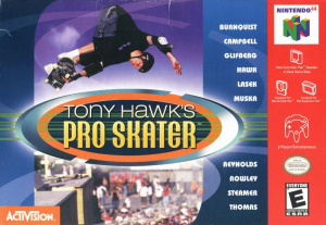Zz1598916692191609 Tony Hawk S Pro Skater Nintendo 64 Front Coverjpg — N64 GAMES option 58