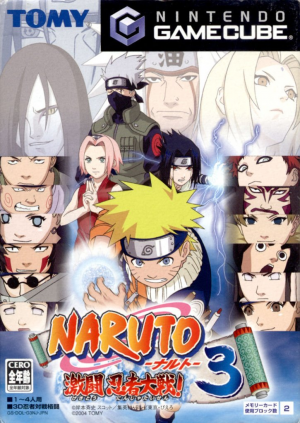 Zz155971437862120 Naruto Gekito Ninja Taisen 3 Gamecube Front Cover1024x1024jpg — Naruto Video Games Tier List (ALL Games) option 94