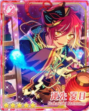 Red Hairedonryonatsumesakasakibloomedpng — Natsume Sakasaki Cards option 26