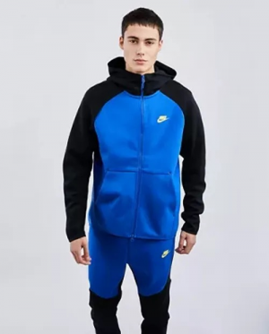 old season nike tech fleece blue