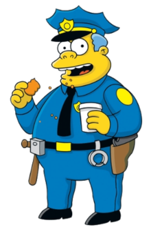 220px Chiefwiggumpng — Over 100 Simpsons Characters option 11
