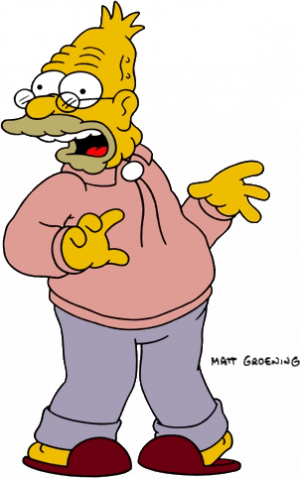 Abrahamsimpsonpng — Over 100 Simpsons Characters option 33