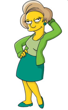 Ednakrabappelpng — Over 100 Simpsons Characters option 77