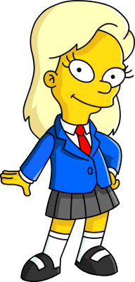 Gretawolfcastletappedoutpng — Over 100 Simpsons Characters option 90
