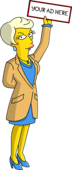Lindseynaegletappedoutpng — Over 100 Simpsons Characters option 124