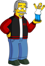 Mattgroeningtappedoutpng — Over 100 Simpsons Characters option 137