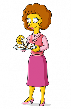 Maudeflanderspng — Over 100 Simpsons Characters option 138