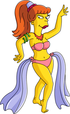 Princesskashmirtappedoutpng — Over 100 Simpsons Characters option 169