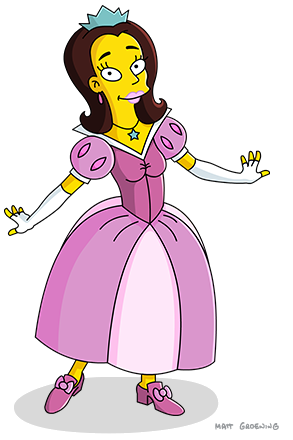 Princesspenelopetappedoutpng — Over 100 Simpsons Characters option 170