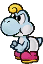 Gay Yoshipng — Paper Mario TTYD Yoshi Color option 3