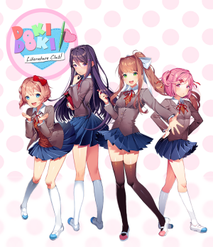 Doki Doki Literature Clubpng — Parappa_SSB cursed anime quality ranking option 3