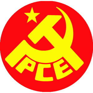 Chapa Pce Fondo Rojojpg — Partidos y movimientos políticos en España option 6