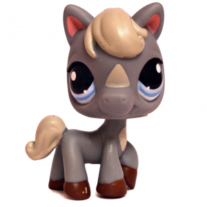 Figurine Cheval Littlest Pet Shop (LPS) - Réf. 1114 - Occasion