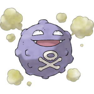 34 Koffingpng — Poison Type Pokémon (as of Gen. 8) option 31