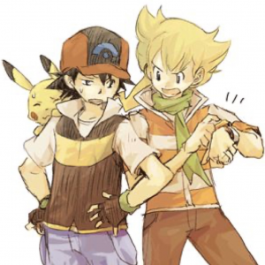 pokemon ash x gary yaoi