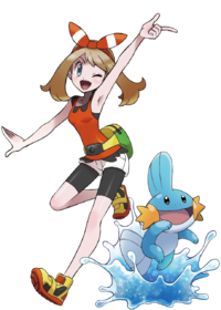 200px Mayandmudkipartworkpng — Pokemon Female Protagonist option 10
