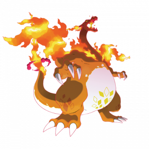 ◓ Pokémon do tipo Fogo — Fire type