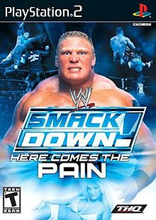 220px Wwesmackdownherecomesthepainjpg — Pro Wrestling video Games option 14