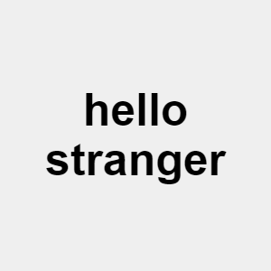 Hello Strangerpng — ranking bls option 22