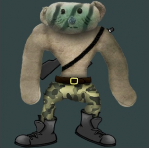 ABANDONED. on X: The bear skin of the day is: Commando from BEAR (Alpha)  and BEAR*! Description: GET TO ZE PUZZLE! Fact: Commando is the only skin  that has a footstep noise