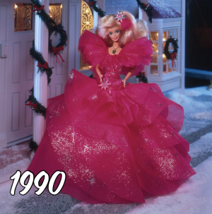 Rate all of the Holiday Barbie dolls Tier List Community