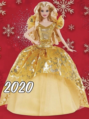 Barbie holiday 2020 doll hot sale