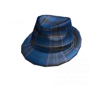 Zz1582994117blue Plaid Fedorapng — Roblox Classic Items option 34