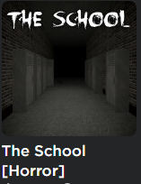 School [Horror] - Roblox