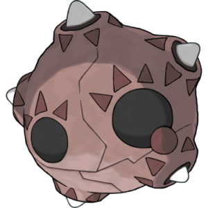 60a Minior Meteor Formpng — Rock Type Pokémon (as of Gen. 8) option 65