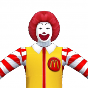 ronald mcdonald png transparent