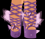 Skyhighballetbutterflyheelspng — Royale High Shoes Tier List (Updated as of Jan 2022) option 27