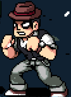 Malcolmpng — Scott Pilgrim Vs the World: the Game Enemy Terribleness option 28