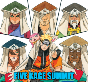 Five Kage Summitpng — Shonen big 3 arcs option 19