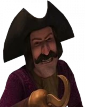 Captainhooktransparentpng — Shrek Characters option 11
