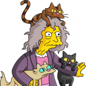 6556040 Crazycatladypng — Simpsons Characters (Good/Evil) option 35