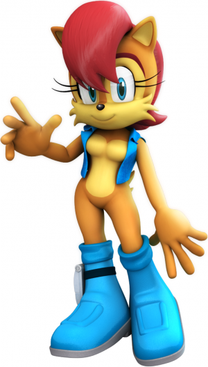 02sonic3dsallypng — Sonic female Characters option 1