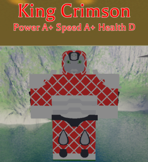 King Crimsonpng — Stando Battle Adventures option 8