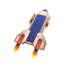 Spaceship1png — Subway Surfers Boards option 108