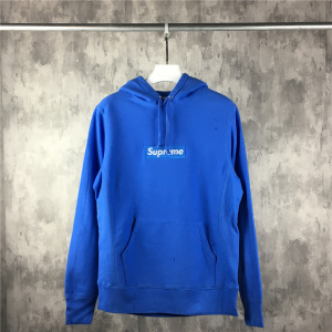 Royal blue box logo hoodie 2025