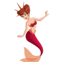 Attinathe Little Mermaidpng — Cartoon Crash Female Tier List option 66